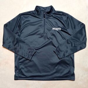 New England Patriots NFL Dunbrooke 1/4 Zip Pocket Pullover Sweatshirt - Men's XL